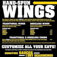 Restaurant Gluten free options at Buffalo Wild Wings at S Broadway #, Lexington, KY